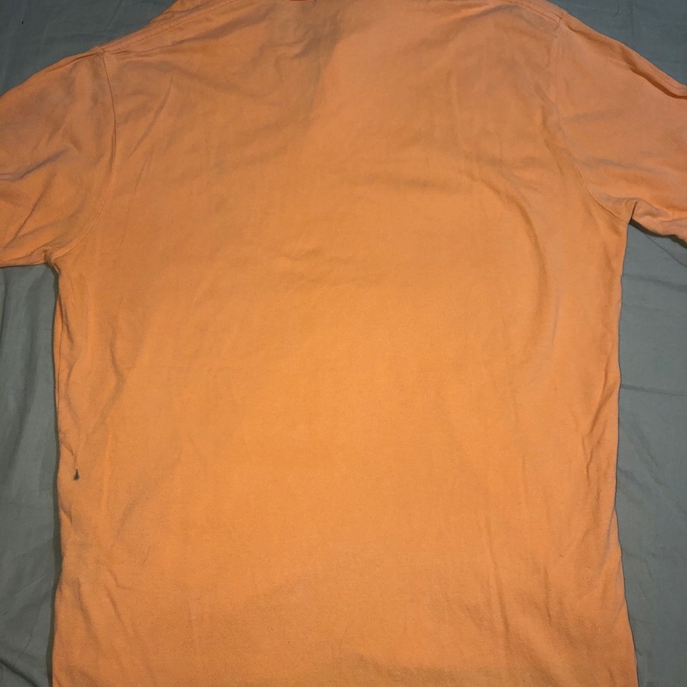 Orange Polo Ralph Lauren collared shirt
